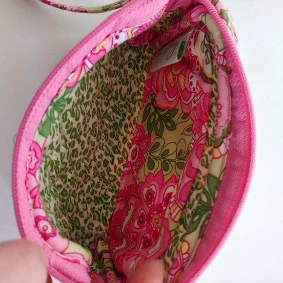 Vera Bradley Wristlet Retired Petal Pink Pattern pouch bag - Picture 5 of 8